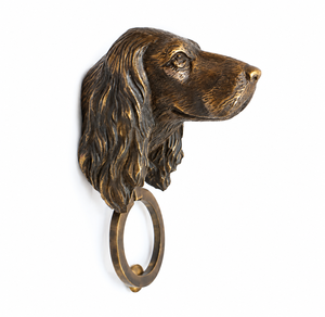Timbre de Puerta con Cabeza de Perro de Latón Vintage, Escultura de Pared, Decoración para Entrada con Estilo Americano Clásico para Casa, Granja, Cabaña, Hotel - Product Image 1