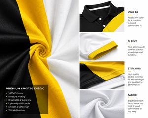 Camiseta Polo Sublimada Personalizada para Hombre, Polo de Golf de Alto Rendimiento, Secado Rápido, Absorbe la Humedad, Uniforme Deportivo, Ropa de Trabajo Corporativa - Product Image 5