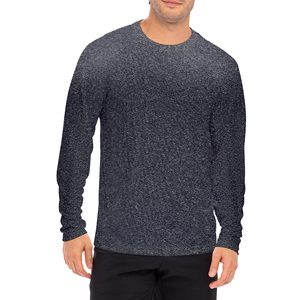 เสื้อยืดแขนยาวผู้ชายสไตล์ลำลอง คอกลม แขนยาว ผ้าคอตตอนพรีเมียม 100% - Product Image 3