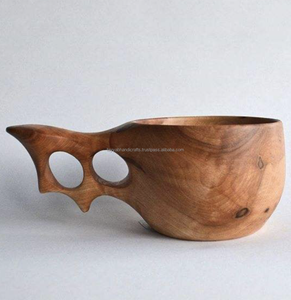 Mug en bois classique fait main pour la maison, le bureau, l'hôtel, mug à bière en bois, mug à thé, de la meilleure qualité, grossiste d'Inde - Product Image 1