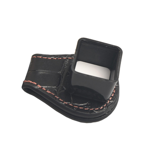 Porte-craie de billard en cuir souple véritable de haute qualité, étui à craie pour queue de billard, pochette à craie de snooker, boîte pour 1/2 queue de billard - Product Image 1