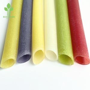 Pajitas de Arroz Desechables Hechas con Composición Natural que Ofrecen una Opción Alternativa con Menor Impacto Ambiental - Product Image 3