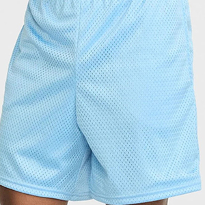 Mens Mesh Shorts S High Quality Double <b>Layer</b> Printed Custom Polyester Solid <b>Mid</b> Breathable Eco-Friendly Heavyweight Mesh Shorts - Product Image 3