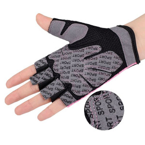 Gants de musculation tendance avec logo personnalisé, gants de musculation, de fitness et de bodybuilding, demi-doigts, pour l'entraînement en salle de sport et les vêtements de sport - Product Image 5