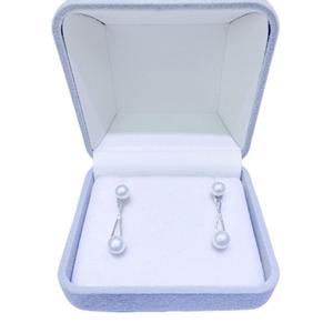 Pendientes de Perlas de Agua Dulce de Plata de Ley de Alta Calidad, Redondos, de 4-6 mm, con Aurora Impecable, de Zhuji Mountain Lake - Product Image 5