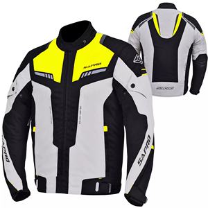 Chaqueta de Motocicleta Deportiva Impermeable para Hombre, de Tela Corta, con Tiras Reflectantes y Protección Blindada, Talla Grande - Product Image 1