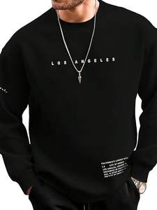 Suéter Holgado de Invierno con Hombros Caídos, 100% Algodón, Bordado con Impresión Digital - Product Image 6