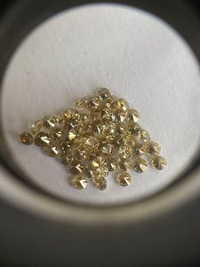 Diamants ronds brillants naturels jaunes fantaisie de 1,25 mm et 2,1 mm, taille brillante, prix de gros pour la fabrication de bijoux - Product Image 5