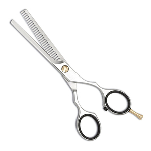 Professional 6-Inch Straight <b>Thinning</b> Scissors Stainless Steel Blade Sharp Tip Hair Salon Supplies A+ Grade Right-Handed Beauty - Product Image 1