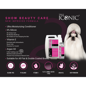 Champú y Acondicionador True Iconic Bath & Care Series para Perros Show Beauty Bath (400ml) - Product Image 5