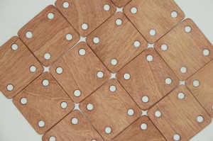 Cartes de tissage en bois FAIZA CRAFT écologiques, forme naturelle, finition polie, pour décoration intérieure moderne DIY - Product Image 6
