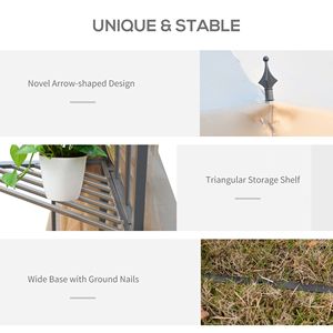 Pergola de jardin en acier blanc crème imperméable 10x10 avec rideaux en maille et étagères, poteaux métalliques - Product Image 4