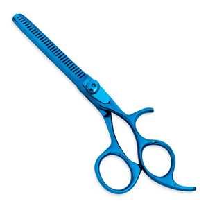 chunking scissors stainless steel hair <b>thinning</b> shears barber chunking scissors texturizing hair shears - Product Image 5