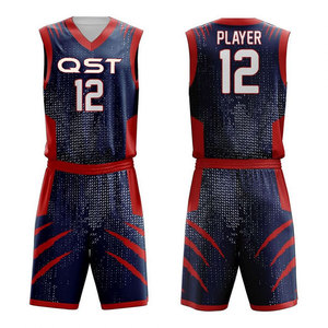 Maillot de basket-ball personnalisé et réversible en polyester respirant à 100 %, ensemble d'uniformes d'entraînement de basket-ball pas cher - Product Image 5