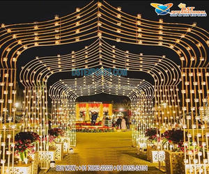 Paredes de vela para recepción, decoración de escenario de boda increíble, telones de fondo, decoración de boda india, paredes de vela - Product Image 5