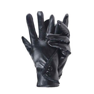 Guantes de Cuero Impermeables con Pantalla Táctil, Dedos Completos, Guantes de Cuero para Hombre, los Más Vendidos, a la Moda - Product Image 1