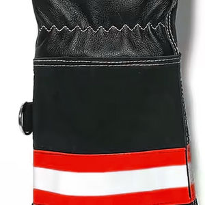 Gants de sapeur-pompier en cuir, isolants thermiquement, ignifuges, pour le sauvetage et l'extrication, gants de sécurité haute performance - Product Image 5