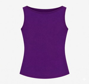 Camiseta de Tirantes Corta de Punto para Mujer, de Alta Calidad, con Logotipo Personalizado, Color Sólido, Cómoda, Cuello Redondo, Spandex/Poliéster, Transpirable - Product Image 4