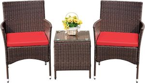 Ensemble de meubles durables en bois et en osier, style haut de gamme pour les salons d'hôtel et les espaces de vie domestiques - Product Image 3
