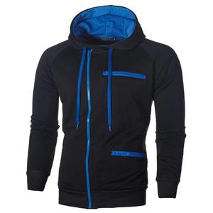 Sudadera con capucha de algodón OEM para hombre, sudadera con capucha con cremallera completa, sudadera con capucha con cremallera completa y estampado personalizado al por mayor. - Product Image 6