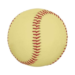 Pelota de Béisbol Roja con Costuras Blancas de KATBROS INDUSTRIES, Pelota de Entrenamiento Suave para Práctica de Béisbol, para Diestros y Zurdos, Profesional - Product Image 3