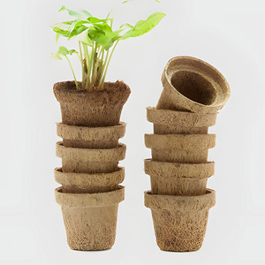 Pots à semis en fibre de coco, pots en fibre de coco écologiques pour jardins et serres - Product Image 5