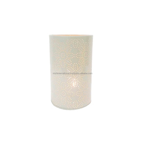 Golden Metal Hollow <b>Mini</b> Candle Lantern Candle Holder with Glass for Table Home Decor Artwork - Product Image 5