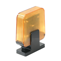 Luz de Advertencia Intermitente BISEN, 12~265V AC DC, Luz Estroboscópica LED de 4W para Sistema de Alarma de Seguridad, Barrera y Abridor de Puerta Automático
