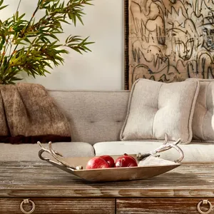 Bol en céramique de luxe haut de gamme pour espaces de vie premium, design plaqué, écologique, élégant, décoration intérieure sûre, Zahid Exports - Product Image 1