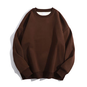 Wholesale 100% Cotton 450gsm Sweater High Quality <b>Men</b> Pullover Sweatshirts Printing Embroidery Custom <b>Jumper</b> Top Casual Wear - Product Image 5