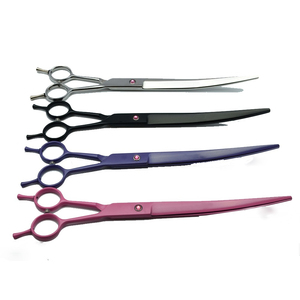 Tijeras de Peluquería de Acero Inoxidable, Cuchillas Afiladas, Tijeras para Cortar el Cabello, Mango Largo, Tijeras de Barbería para Salón, para Diestros, Profesionales - Product Image 3