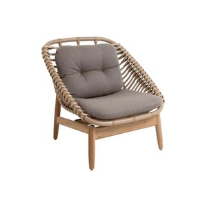 Chaise de salle à manger en teck moderne et durable avec rotin tressé, écologique, pour usage commercial et résidentiel - Product Image 2
