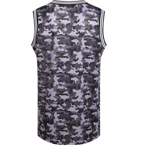 Custom Wholesale Basketball Vest Sport Sublimation Print Tank Top <b>Mesh</b> Training Mens Singlets Basketball Jersey - Product Image 2