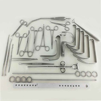 Ensemble d'instruments chirurgicaux professionnels pour l'ablation des amygdales, manuel, réutilisable, en acier inoxydable, kit d'instruments de chirurgie ORL