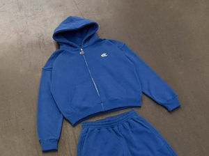 Conjunto de Sudadera con Capucha y Pantalones Deportivos para Hombre, Color Personalizado, Estilo Urbano Vintage, Algodón, con Cierre - Product Image 5