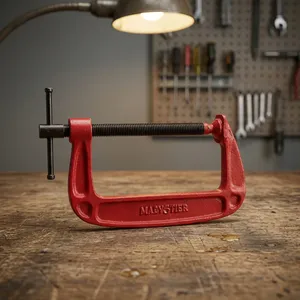 Mini outil à main G-Clamp personnalisé en aluminium robuste de différentes tailles avec logo et système de mesure de pouce de couleur - Product Image 1