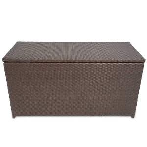 Scatola portaoggetti marrone 47.2 "x 19.7" x 23.6 "materiale resistente in Poly Rattan - Product Image 2