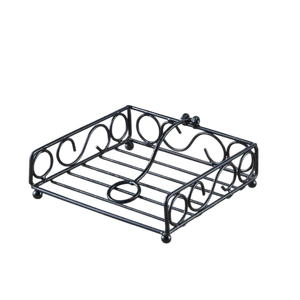 Porte-serviettes en bois artisanal avec cadre métallique – Support décoratif pour papier absorbant pour la maison, la cuisine et le restaurant - Product Image 5