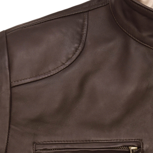Veste en cuir pour hommes, vestes de motard sur mesure, fournisseur en gros, prix bas, veste d'hiver en cuir, qualité supérieure, respirante - Product Image 4