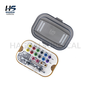 Kit d'implants dentaires professionnels, ensemble complet d'outils pour la chirurgie implantaire, instruments médicaux de haute précision, acier inoxydable. - Product Image 6