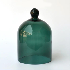 Green Round <b>Hurricane</b> Candleholder With Lid Home Decoration Glass <b>Lantern</b> at Best Affordable Wholesale Price - Product Image 2