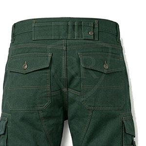 Pantalon cargo décontracté pour homme, léger et respirant, taille mi-haute, coupe droite, 100 % coton, idéal pour les activités de plein air et la mode. - Product Image 6