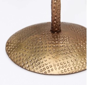 Cast Aluminium <b>Hammered</b> Candle <b>Holders</b> Cast Iron gold Candle <b>Holders</b> Modern Living ideal for Home & Dinning decor Taper <b>Holder</b> - Product Image 6