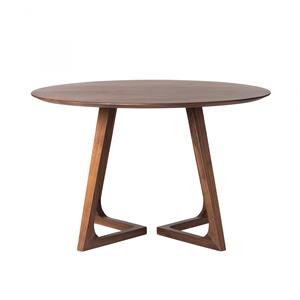 Table à manger rectangulaire moderne en bois écologique Daystar Trade, pieds en bois élégants, 4 places, pour la maison, les cafés et les salles à manger - Product Image 2