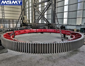 Engrenage de circonférence de four rotatif personnalisé de grande taille en <span class=keywords><strong>acier</strong></span> allié <span class=keywords><strong>pour</strong></span> forgeage d'engrenage annulaire hélicoïdal ou hélicoïdal - Product Image 3