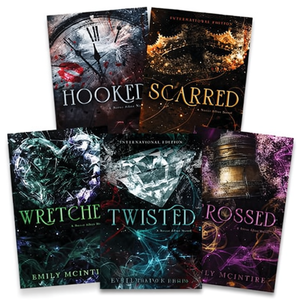 Hooked + Scarred + Wretched + Twisted + Crossed (Never After Series) by Author Emily McIntire <b>Paperback</b> Custom Softcover <b>Book</b> - Product Image 2