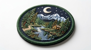Patch brodé rond personnalisé, décoratif, à coudre sur les vestes, les casquettes, les sacs à dos, les vêtements et les accessoires de mode - Product Image 3