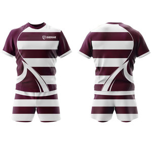 Uniforme de rugby confortable et très vendu, de haute qualité, à manches courtes, en promotion à prix avantageux - Product Image 2