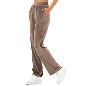 Conjunto de Dos Piezas de Alta Calidad para Mujer, Chándal de Terciopelo, Conjunto de Terciopelo para Mujer, Conjuntos de Chándal de Invierno, Top y Pantalones, Traje de Terciopelo - Product Image 2