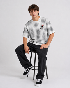 Camiseta Premium Unisex de Algodón Oversize con Estampado Tie-Dye, Cuello Redondo, Ajuste Relajado, Estilo Casual Urbano, Moda de Verano Unisex - Product Image 4